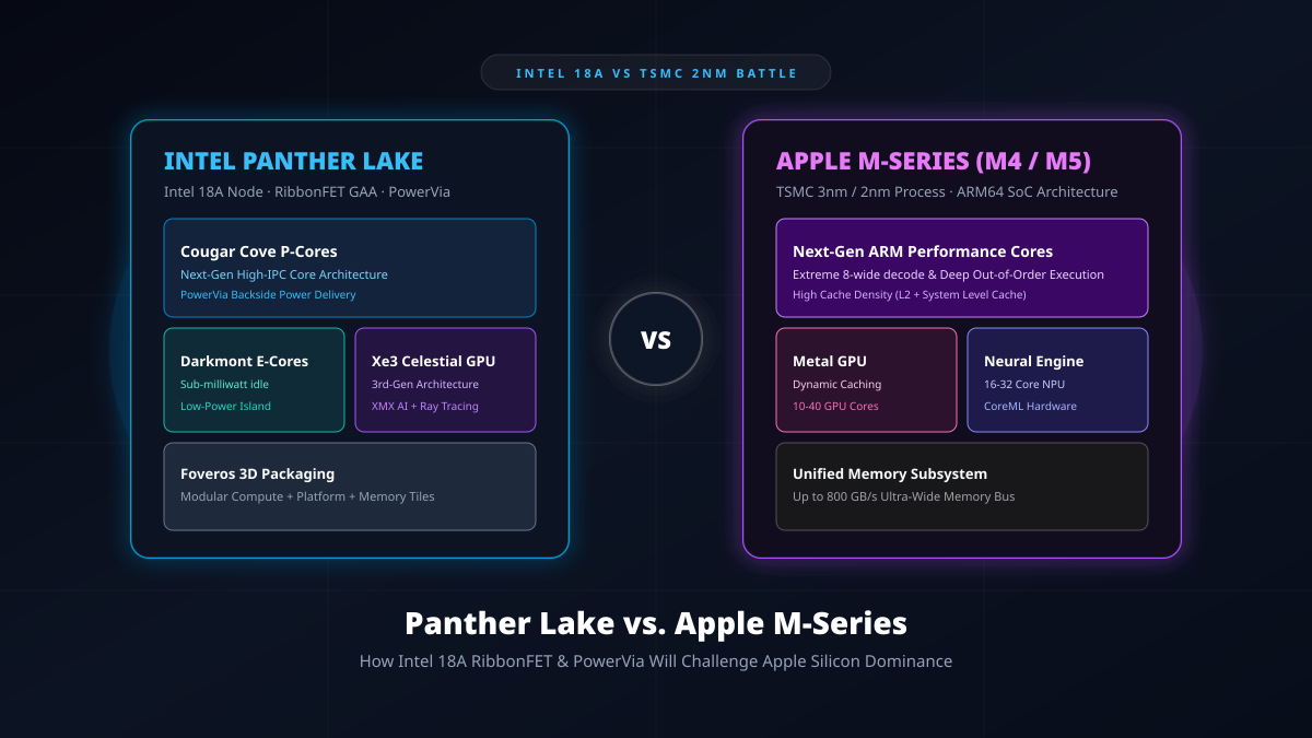 Panther Lake vs. M-Series: Why the Architecture War is Heating Up