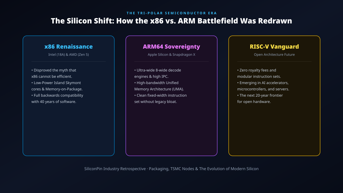 The Silicon Shift: How the x86 vs. ARM Battlefield Was Redrawn